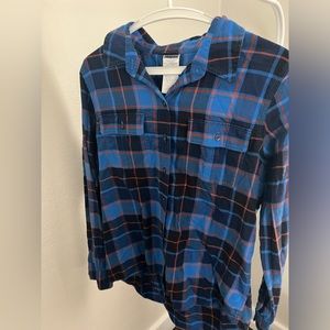 Women's Long-Sleeved Organic Cotton Midweight Fjord Flannel Shirt